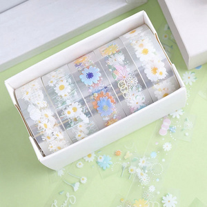 Washi Tape 5Pcs/Box Stickers Washitape School Supplies Stationery Starry Sky Masking Tape Cute Cintas Decorativas Washi Tape Set