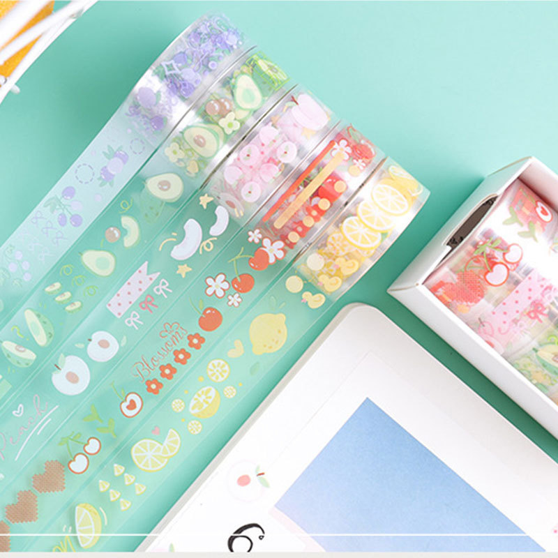 Washi Tape 5Pcs/Box Stickers Washitape School Supplies Stationery Starry Sky Masking Tape Cute Cintas Decorativas Washi Tape Set