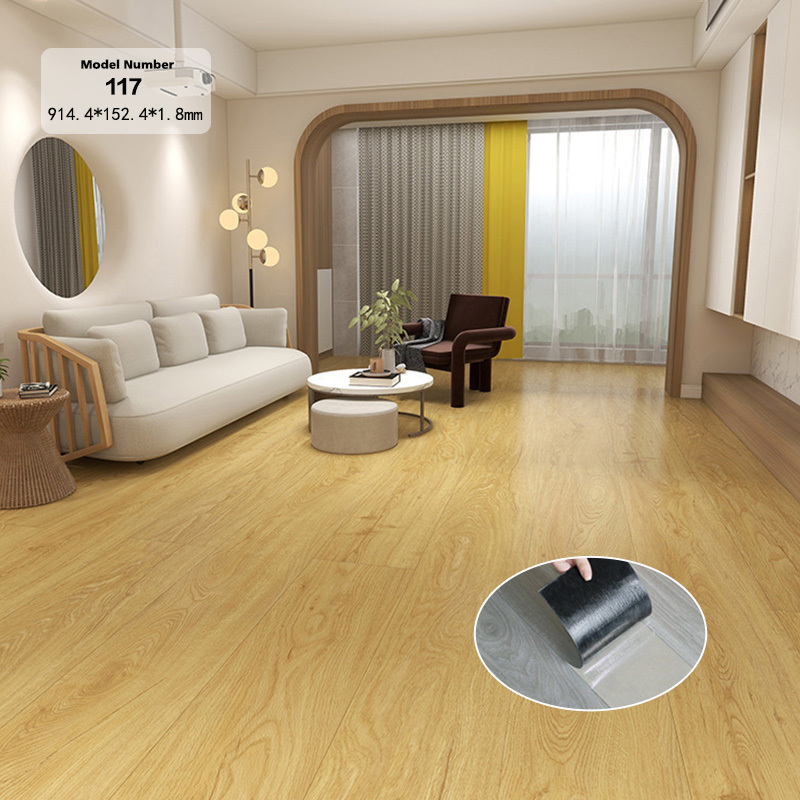 Waterproof Wood Luxury Cheapest PVC Tiles LVT Flooring Self Adhesive Vinyl Flooring