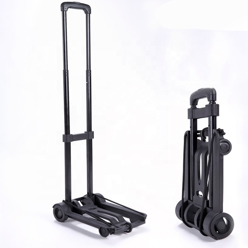 Home use telescopic shopping cart travel bags parts retractable pull trolley  handle  luggage cart