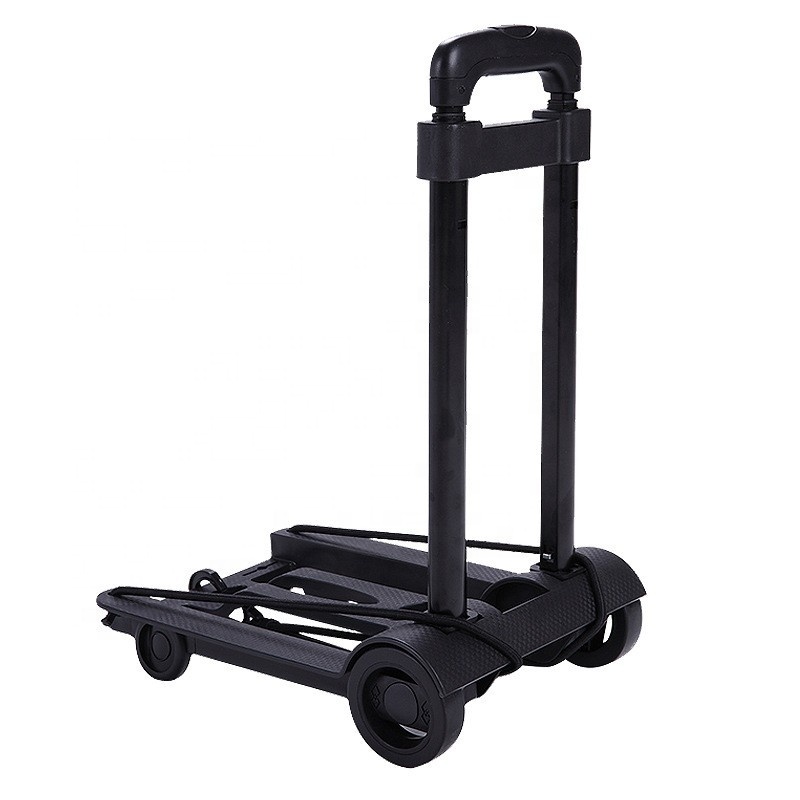 Home use telescopic shopping cart travel bags parts retractable pull trolley  handle  luggage cart