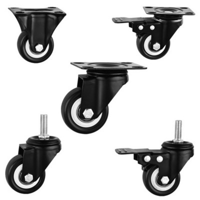 Trolley Wheels Caster Accessories Luggage Wheels and Trolley Heavy Duty Caster Wheel Roller JX003 Wholesale Swivel Brake PVC