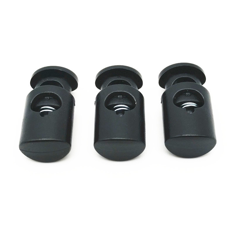 JYK041 24.5mm height plastic cord lock toggle plastic stopper, bag string rope spring stoppers locks, bag accessories