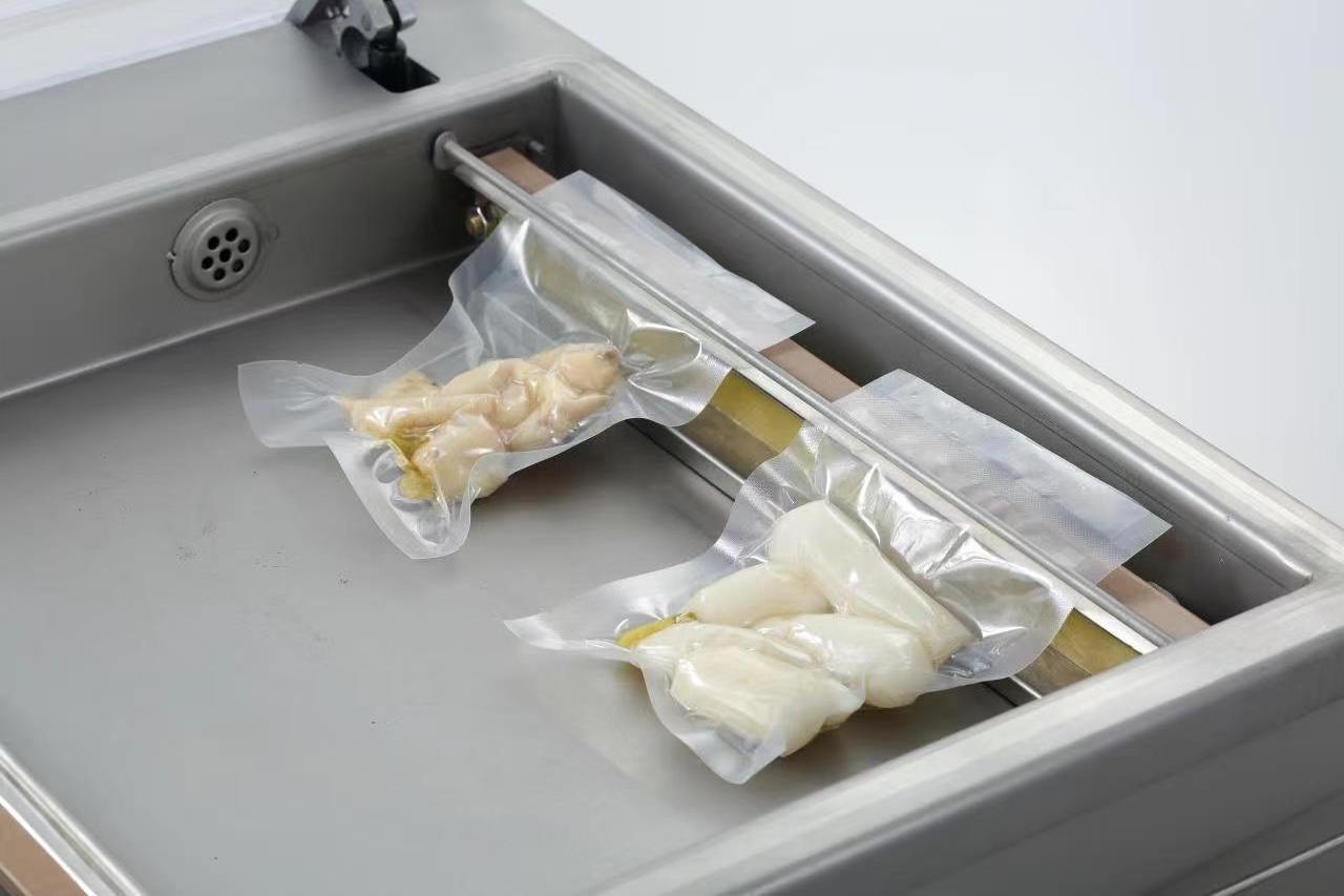 JINYI DZ-400/2F commercial vacuum packing machine for seafood chamber vaccum sealer food meat vaccum packing machine