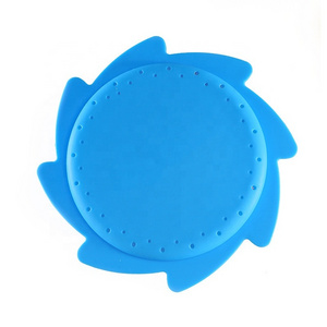 Support Custom Print Silicone Spinning Water Beach Throwing Disc Toy Flying Sprinkler Flying Disc