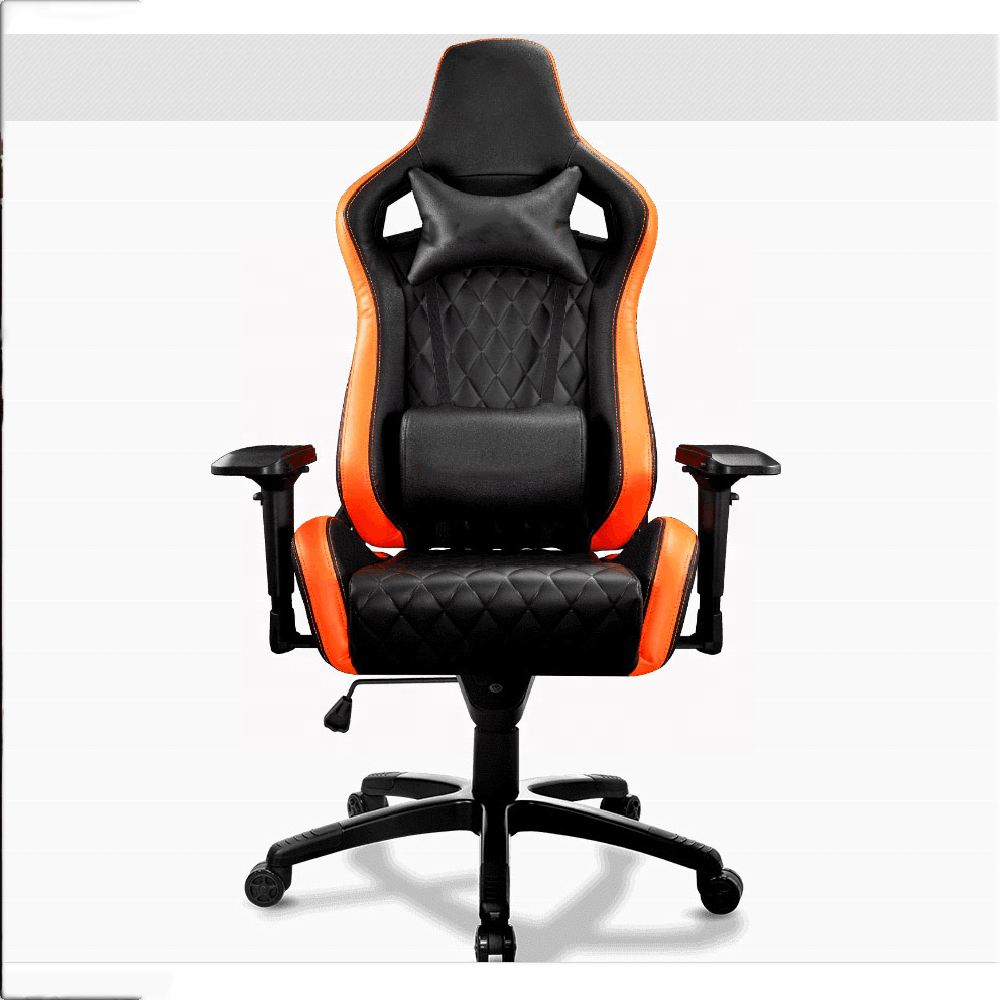 Commercial Furniture General Use and Genuine Leather Material video game chair Sillon Gamer reclining gaming chairs with wheels