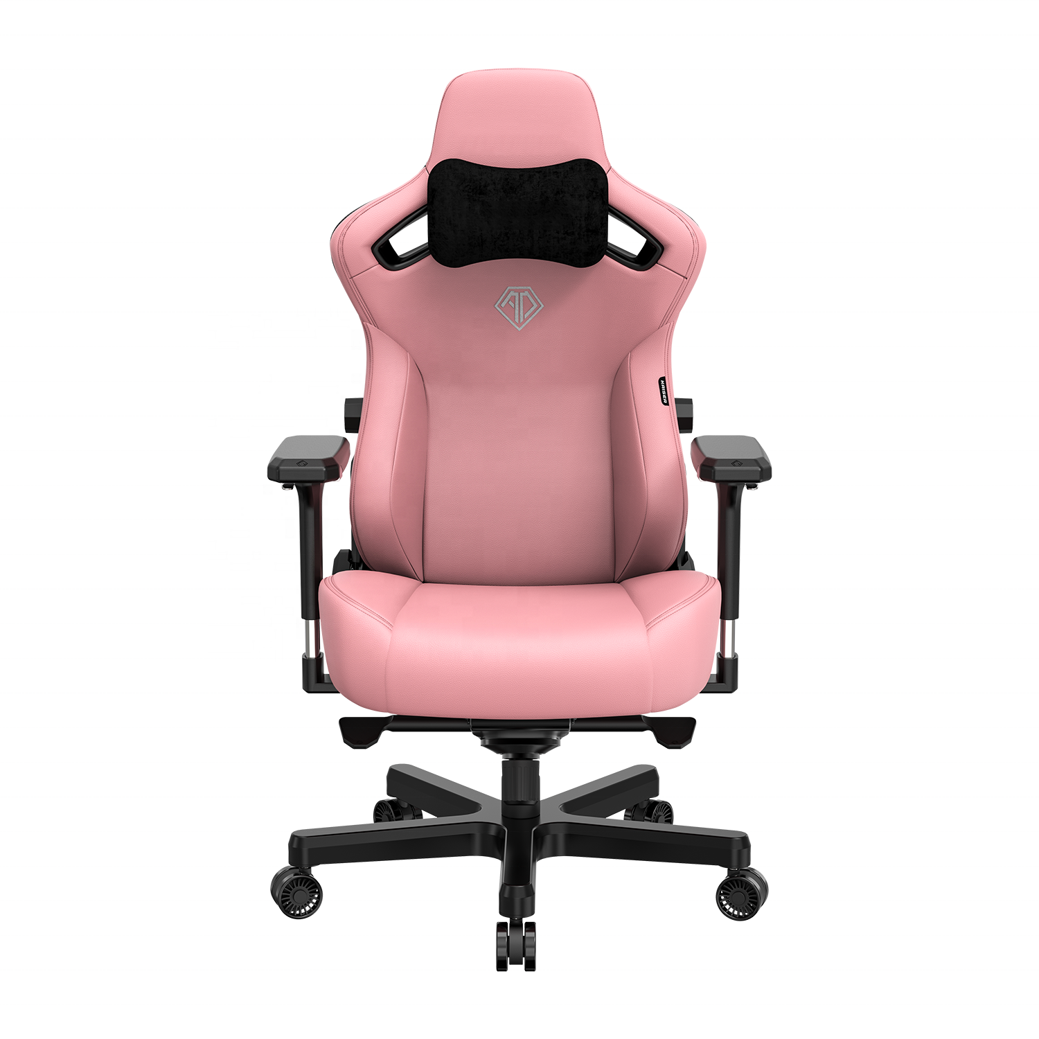 American Anime Pink Cat Gaming Chair 2.0 PU Leather Home Computer Chair female pink cute office gamer chair for sweet girl