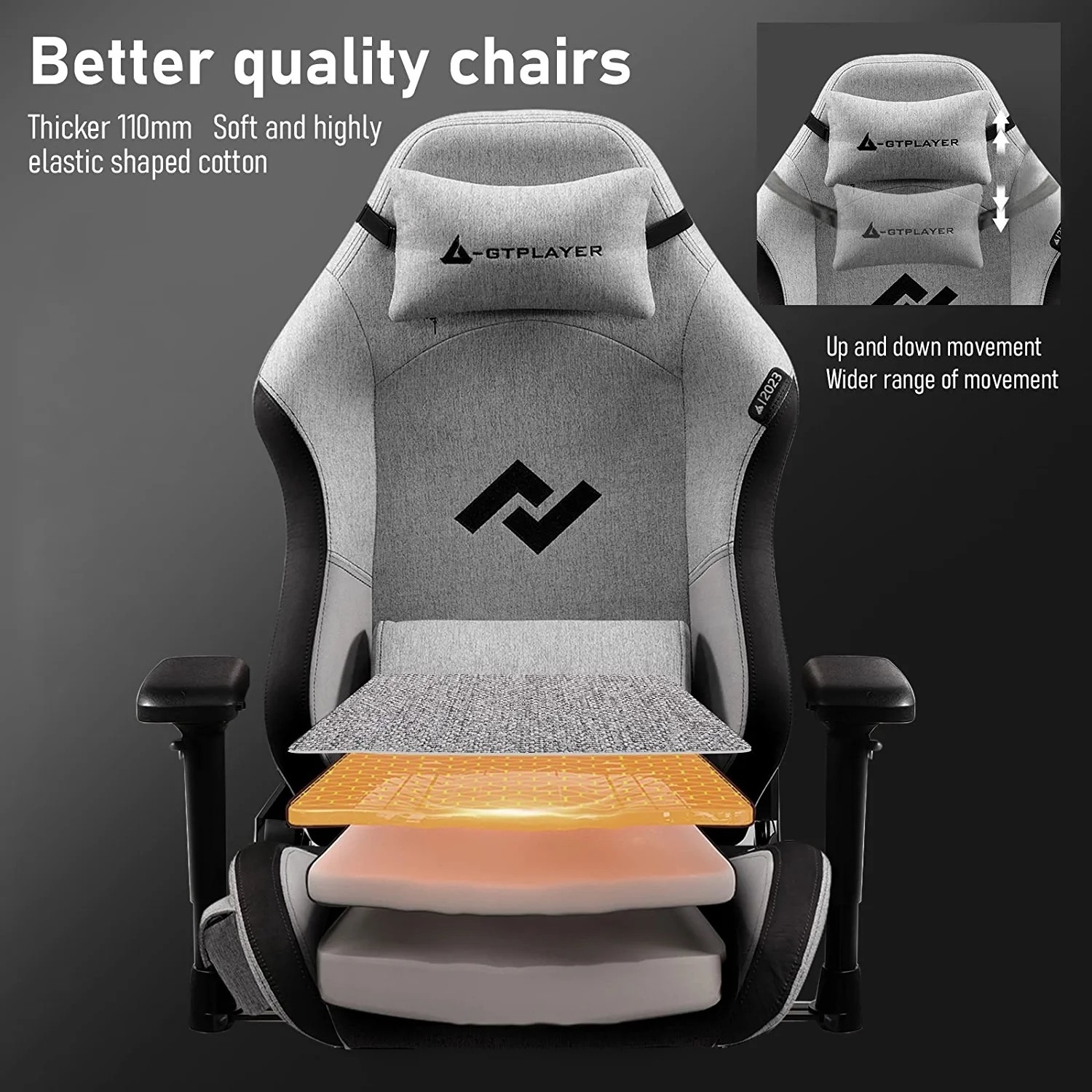 Big Size Luxury Boss Chair Mexico Big Tall Chairs Gaming Adjustable 4d Arms Bluetooths Speakers Massage Rocking Red Gaming Chair