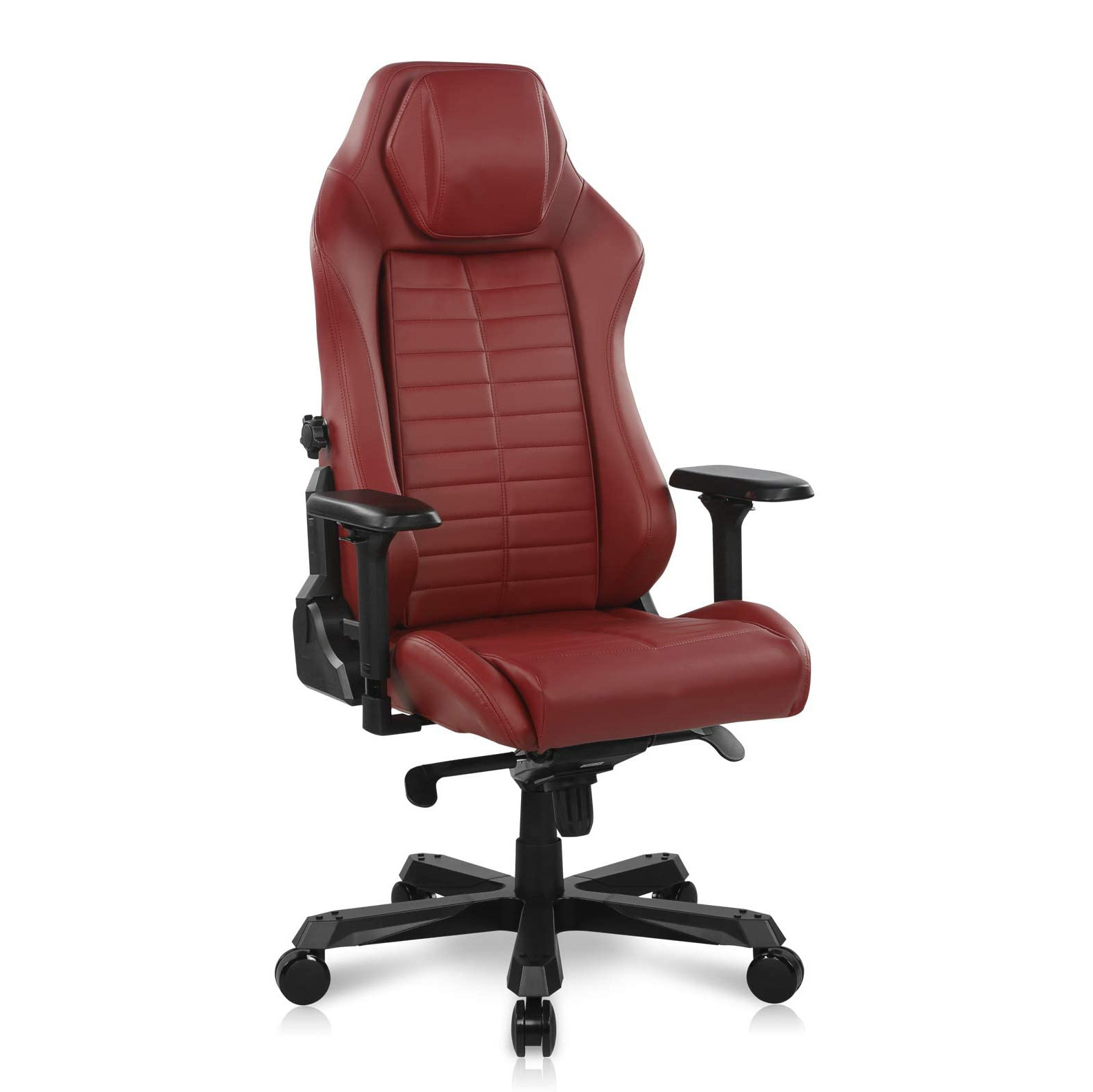 Red Heavy Duty 400lb Capacity Swivel Height Adjustment High Back Computer E-Sports Ergonomic Racing Gaming Chair With Headrest