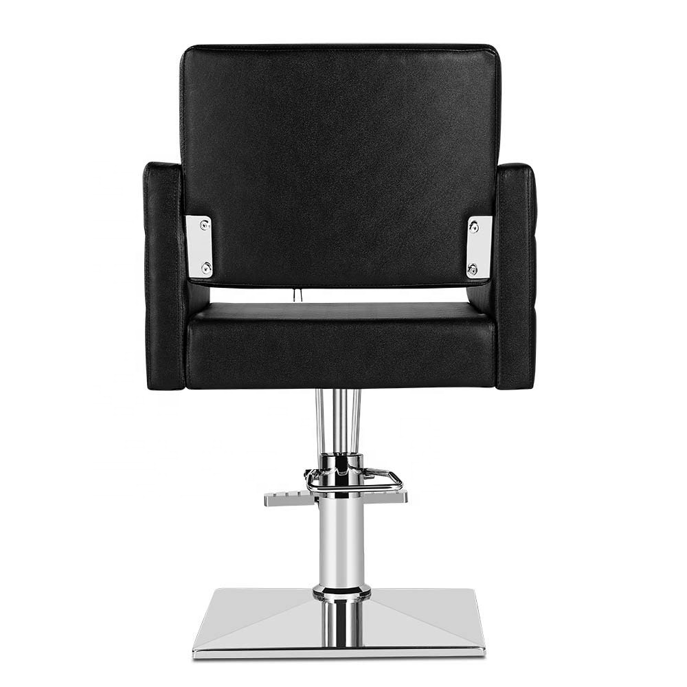 Black Salon Chair for Hair Stylist Hydraulic Barber Chair Classic Styling Beauty Spa Equipment portable salon chair for sale