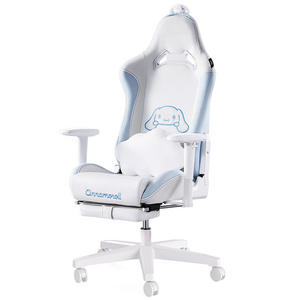 Gaming ergonomic office chair computer kerusi kain kerus Cinnamonoll KUCA kerusi gaming Chair with footrest