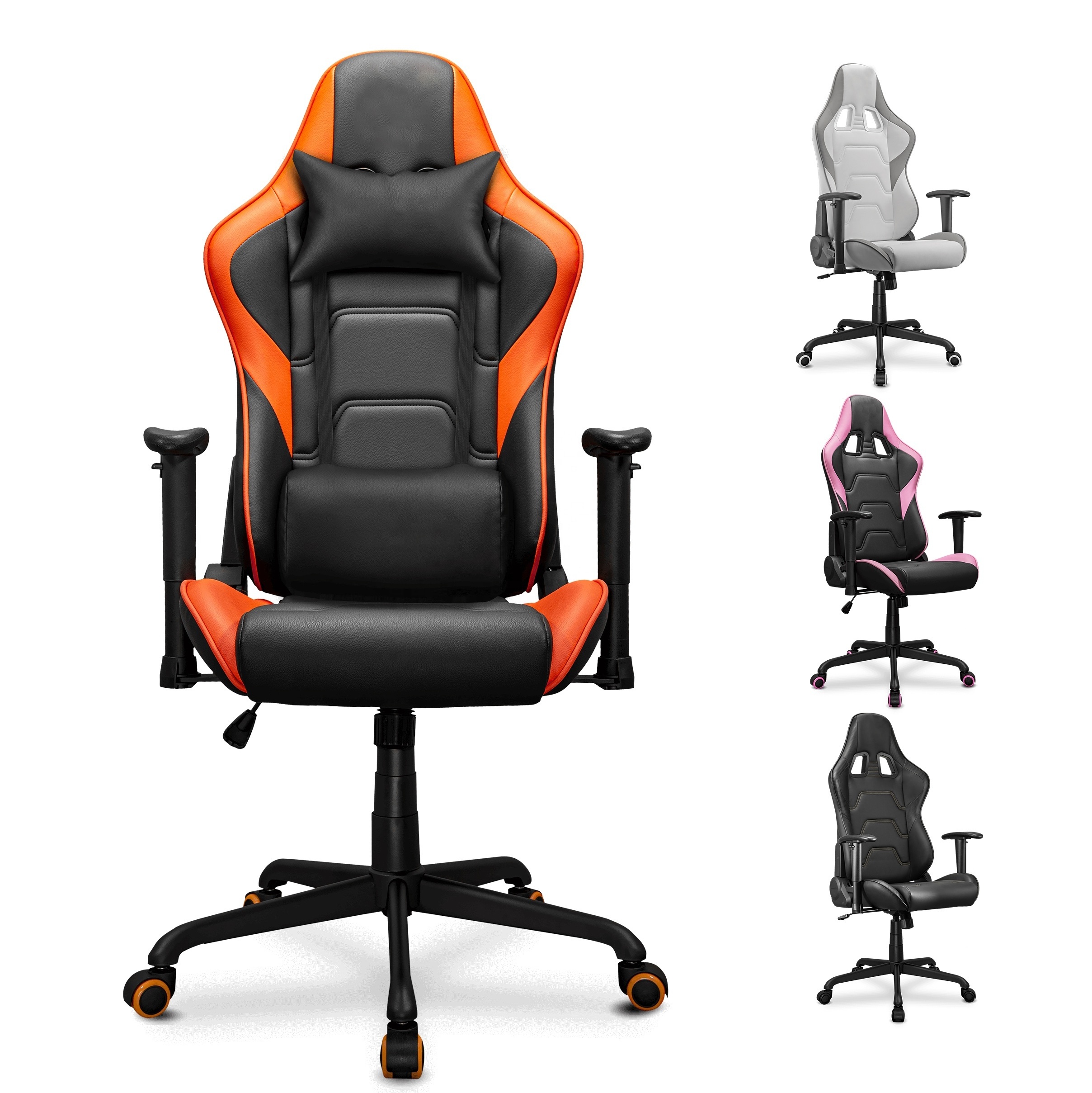 Full Steel Frame Class 4 Gaming Chair with Embroidered Logo Max 150KG Sillas Gamer Hot Brand ELITE Gaming Office Racing Chairs