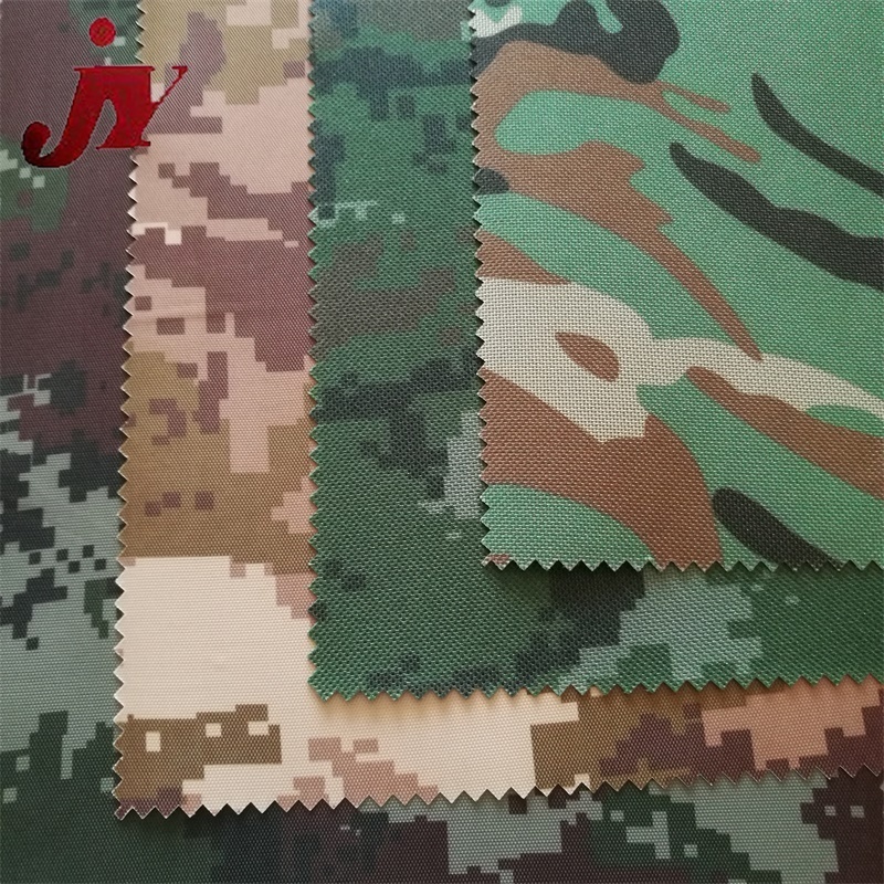 Wholesale 300D oxford fabric outdoor waterproof camouflage hunting polyester fabric for bag