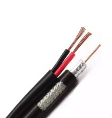 RG6 Super-Shield (Quad) Drop Coaxial Cable with Messenger