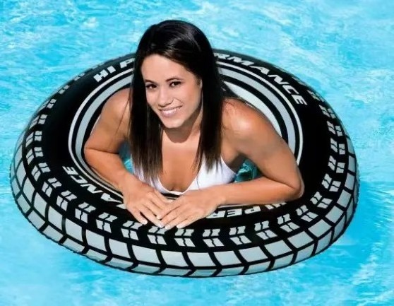 JIURAN Obl Wholesale Tire Tube Swim Ring Summer Adults Inflatable Pool Tube Float Ring