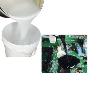 Silicone Gel Adhesive Sealant Flammable Electronic Potting Adhesive for Electronic Components, Power Boxes