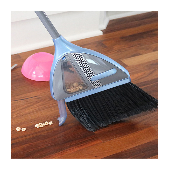 2024 New Arrival Home Cleaning Hand Push Sweeper Eliminates Dustpans 2-in-1 Vacuum Brooms