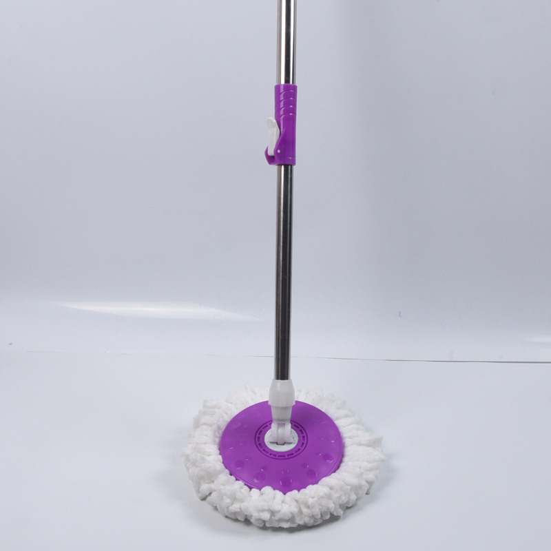 Good Selling Stainless Steel Handle Detachable Spin Mops and Bucket in Pink