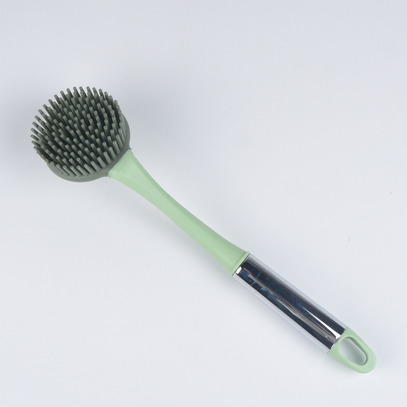 Eco-friendly Long Handle Kitchen Edge Corners Cleaning Brush Pot Pan Dishwasher Deep Cleaning Brush for Household Clean Tools