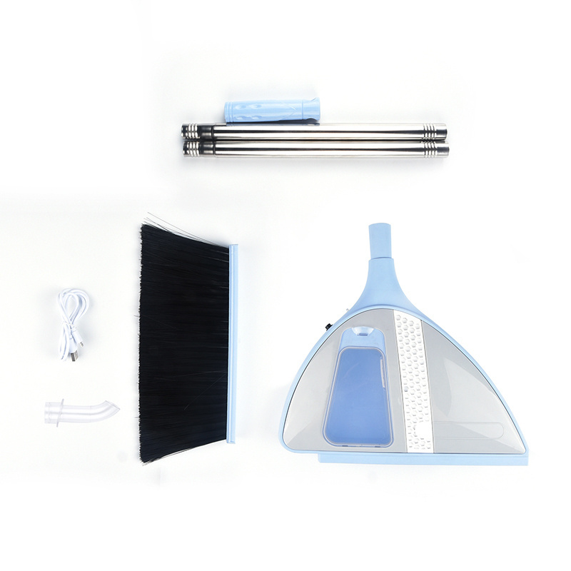 Multifunctional Cleaning 2-in-1 Vacuum Broom Stainless Steel  Broom Handle Sweeper