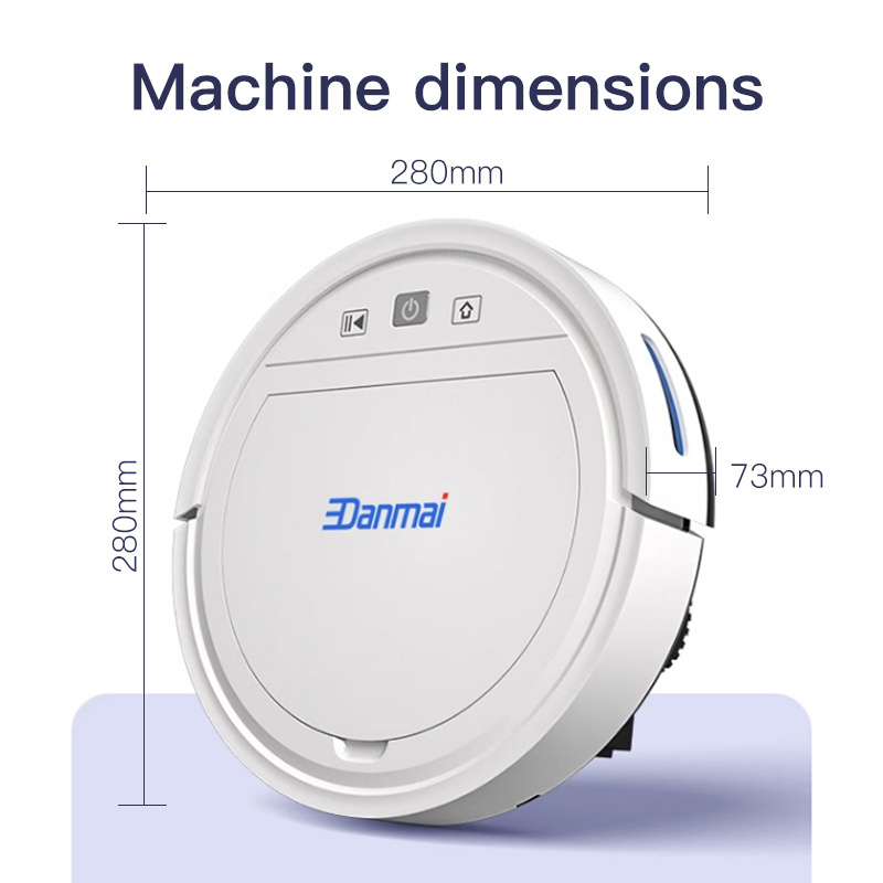 Yi Dan Mai E019 Low Noise 2 Hours Working Time Robot Vacuum Cleaner Floor Cleaning Machine factory direct sales