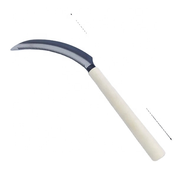 Shrub Grass Harvesting Sickle Garden Tool Steel Weeding Sickle