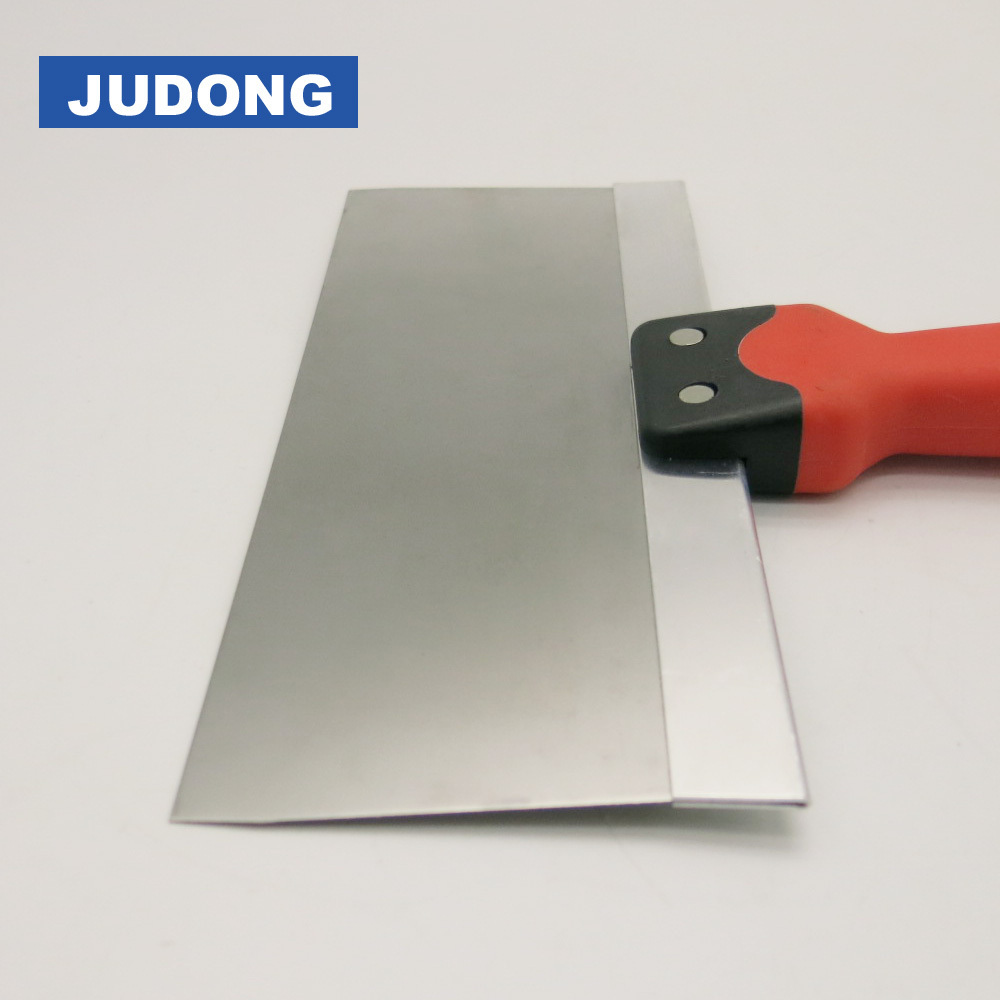 Soft grip plastic handle taping knife with Stainless Steel blade putty knife wall scraper wholesale