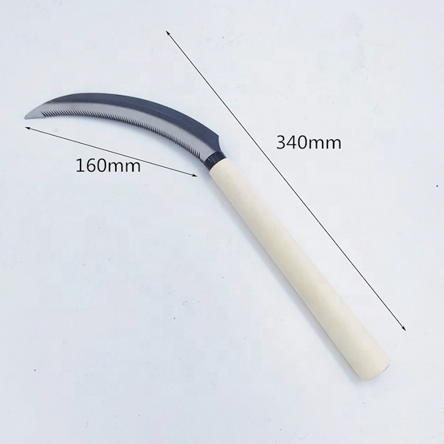 Shrub Grass Harvesting Sickle Garden Tool Steel Weeding Sickle