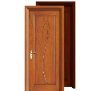 Luxury Design Wooden Veneer HPL Finished Composite Door Prehung Bedroom Interior Doors