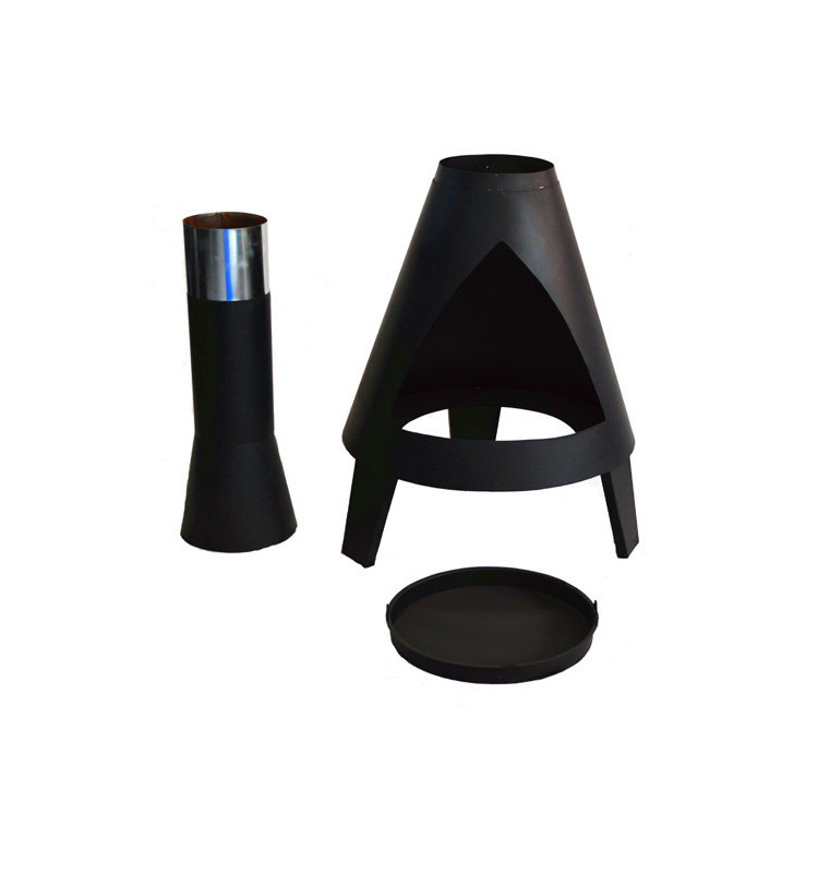 New Design Wood Burning Outdoor Metal Chiminea Fire Pit For Garden Camping