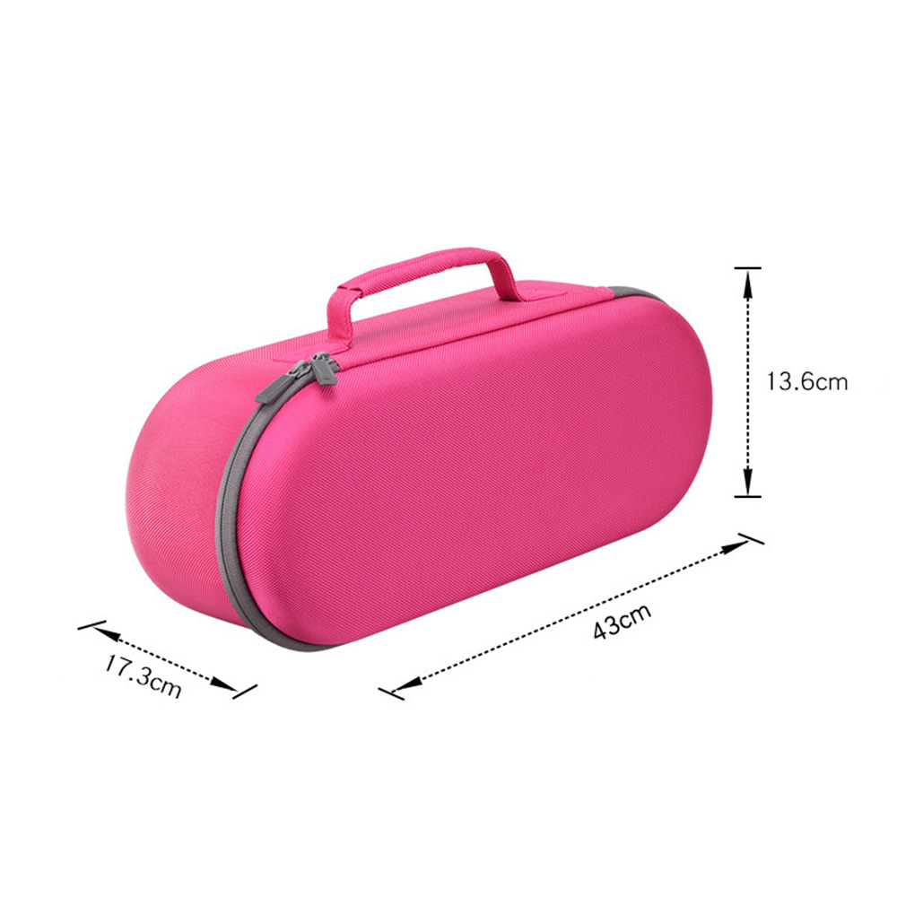 Portable EVA hard shell hair dryer storage bag is suitable for Dyson style hair dryer dust box.