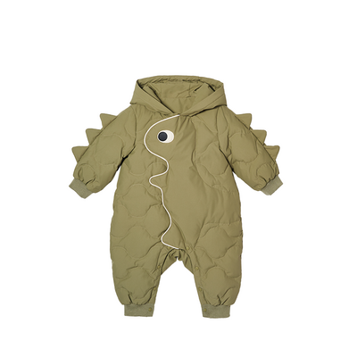 Stock Toddler boys' down jumpsuit rompers  winter warm clothes for kids newborn baby down jacket down coat