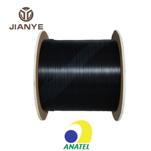 indoor/Outdoor  1/2 Core FTTH Fiber Optic Drop Cable G.657A2 manufacturer digital single mode anatel fibra optica cabo 1fo 2fo