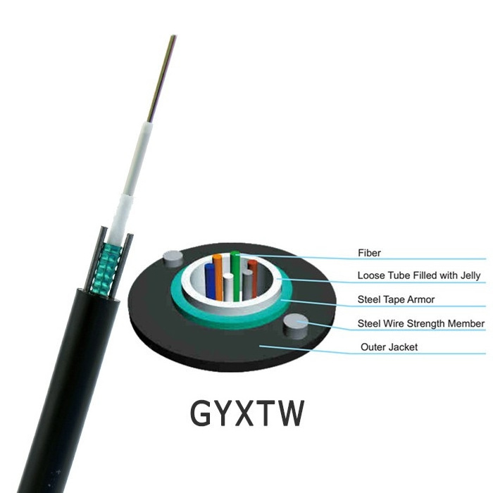 Gyxtw 4core 2 4 6 8 16 24 aerial armoured outdoor gyxtw 1km gyxtw optical fiber