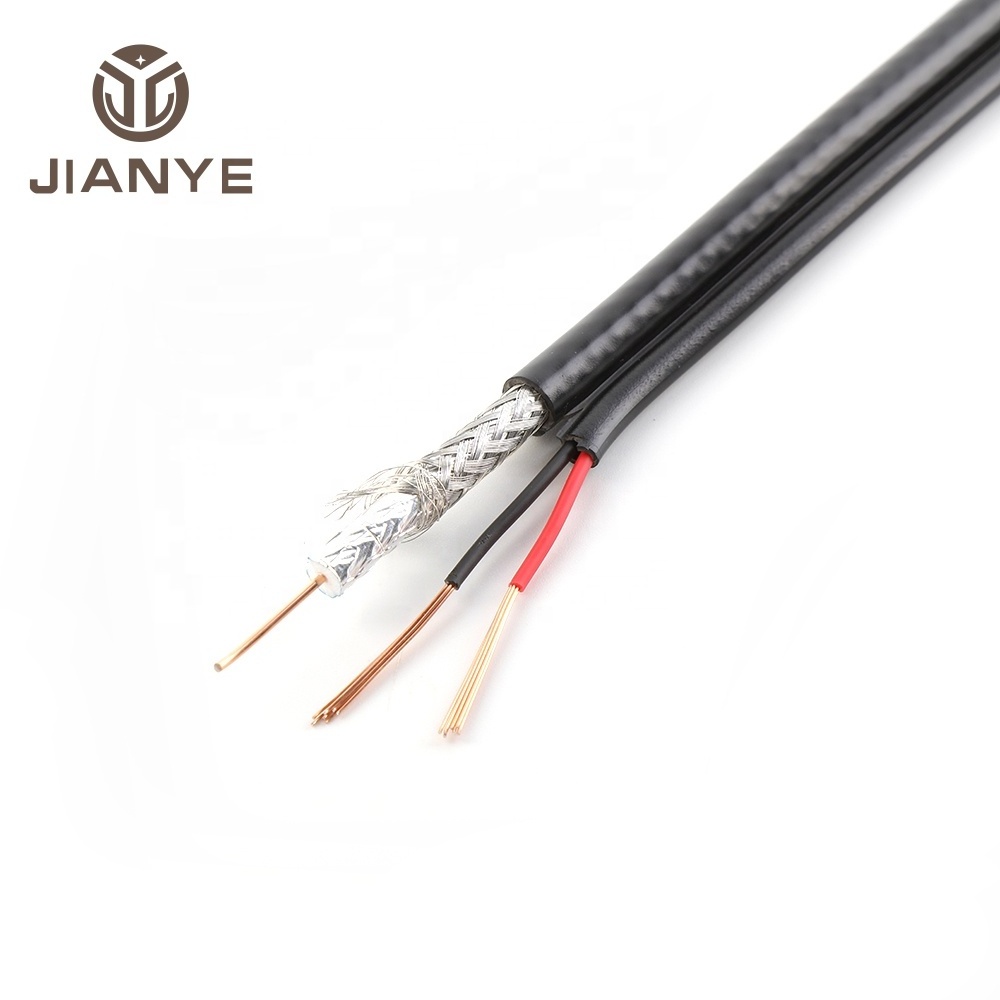 Coaxial Cable RG6 75ohm Dual Quad Shield Low RG6 Coaxial Cable for CCTV CATV