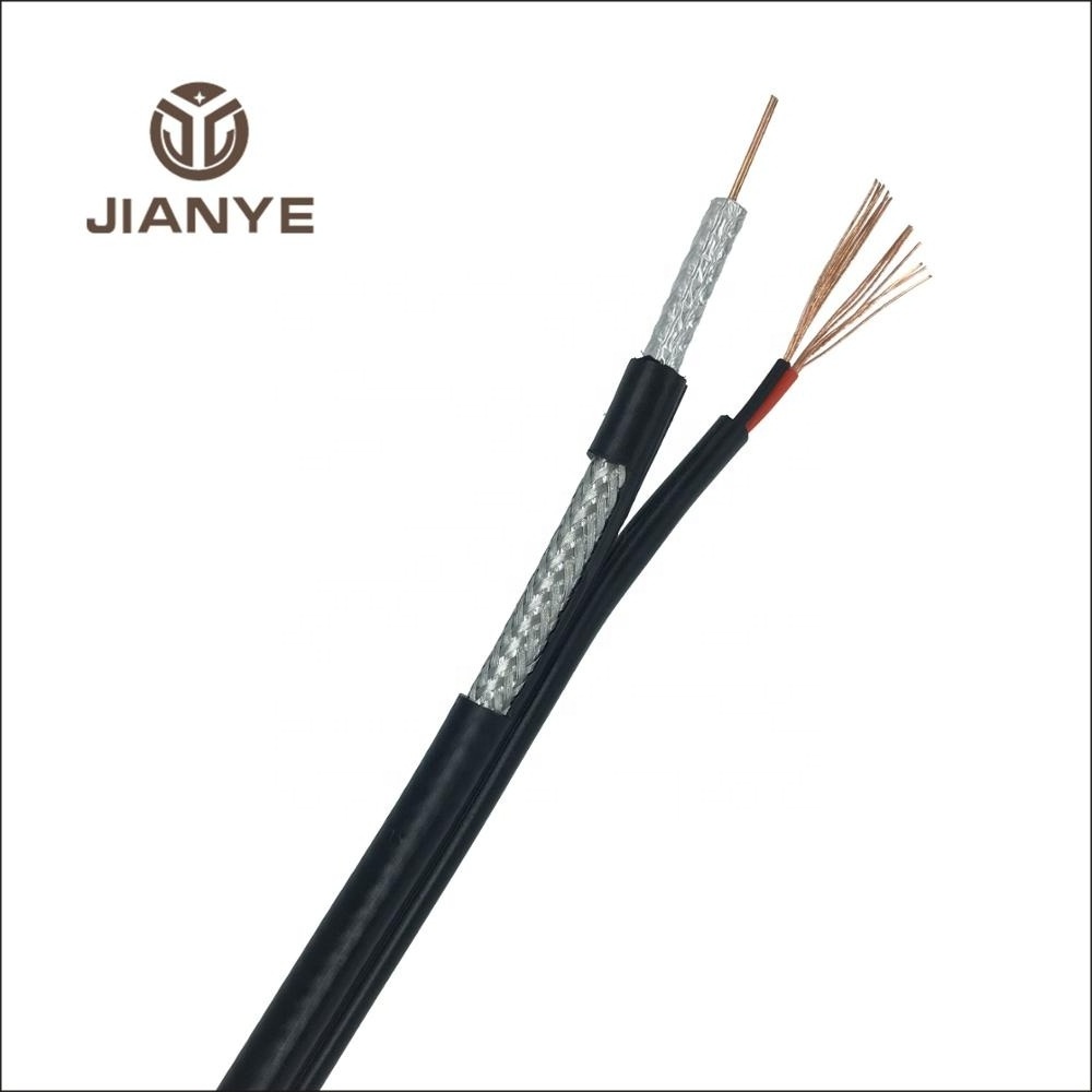 305m Rg59 with power coaxial cable for Camera 75 Ohm siamese antenna outdoor indoor quad shield cable RG59