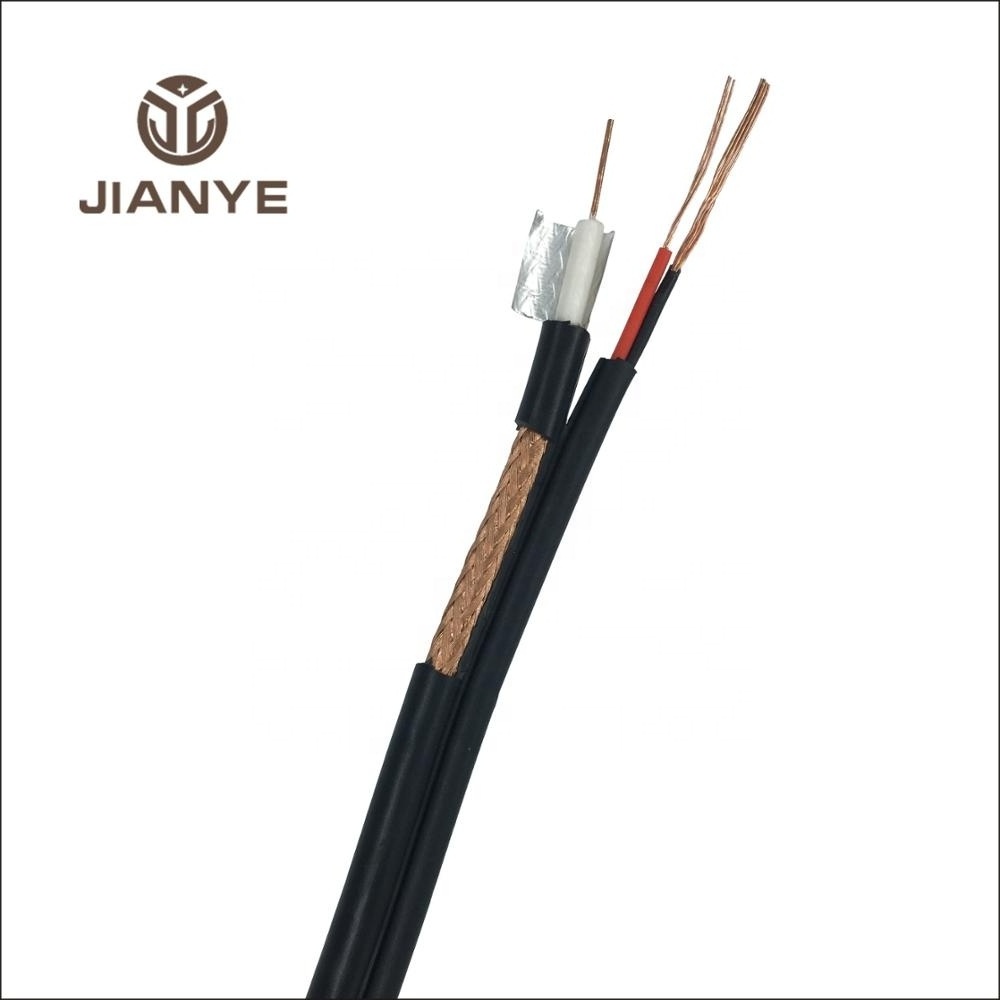 305m Rg59 with power coaxial cable for Camera 75 Ohm siamese antenna outdoor indoor quad shield cable RG59