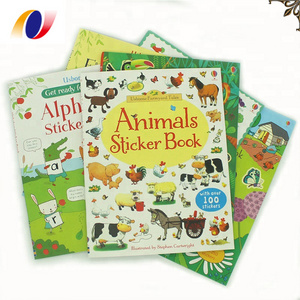 Custom Print Reusable Activity Planner Children Sticker Books printing