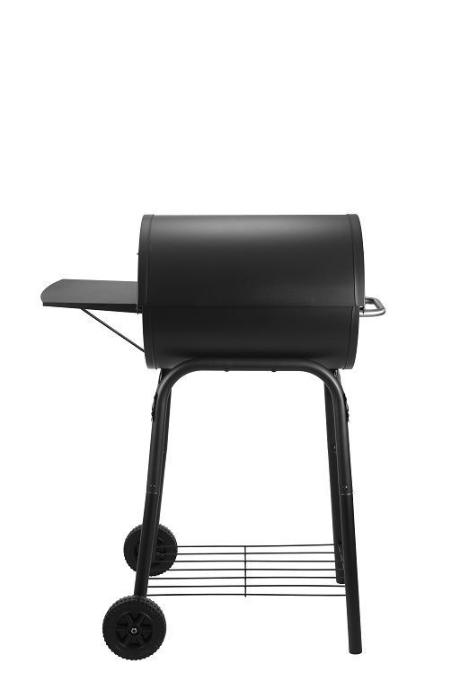 Hot Sale Professional  Charcoal BBQ Grill Offset Smoker with Trolley Large Chimney for outdoor Backyard