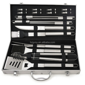 18Pcs Spatula Tongs Fork And Knife Bbq Tools Outdoor Barbeque Tool Set