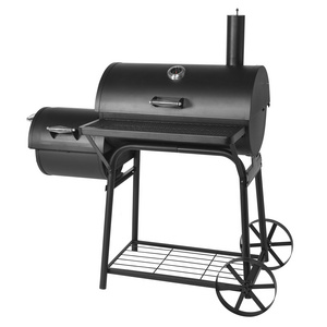 Offset Barbecue Smokers Heavy Duty Barbeque Grill Charcoal Outdoor Garden Patio Premium BBQ Smoker Oven