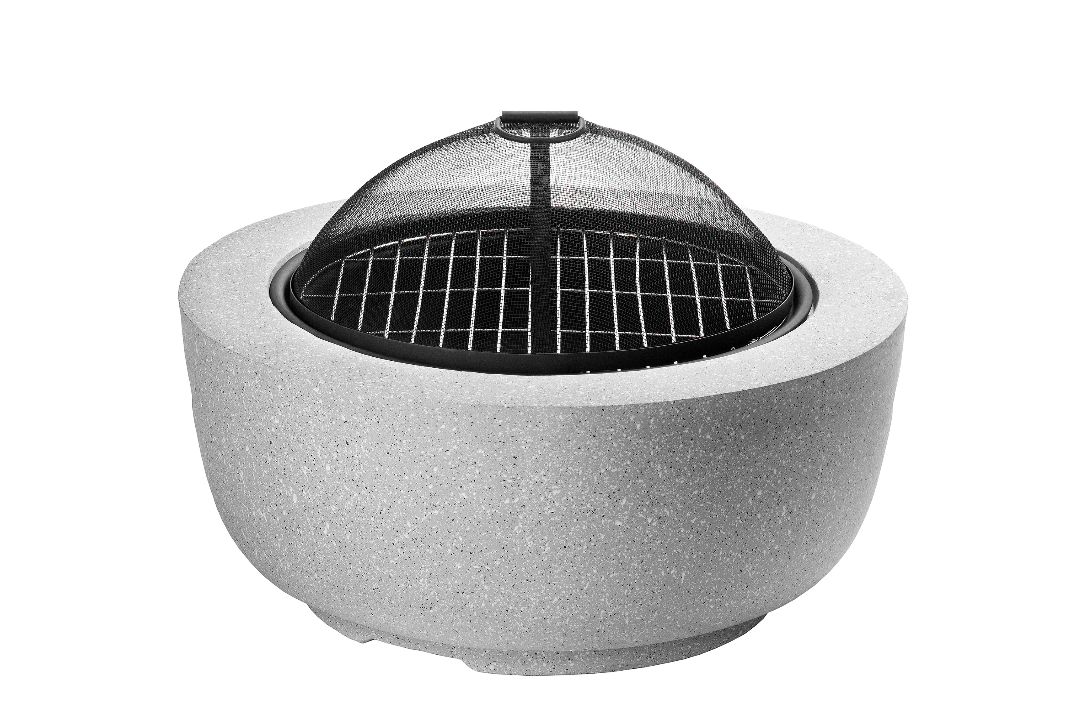 New BBQ Grill Outdoor Charcoal Round Magnesium Oxide Fire Pit Wood Burning BBQ Fire pits for Outside Cooking