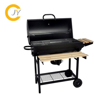 big size commercial stainless steel smoker charcoal BBQ grill