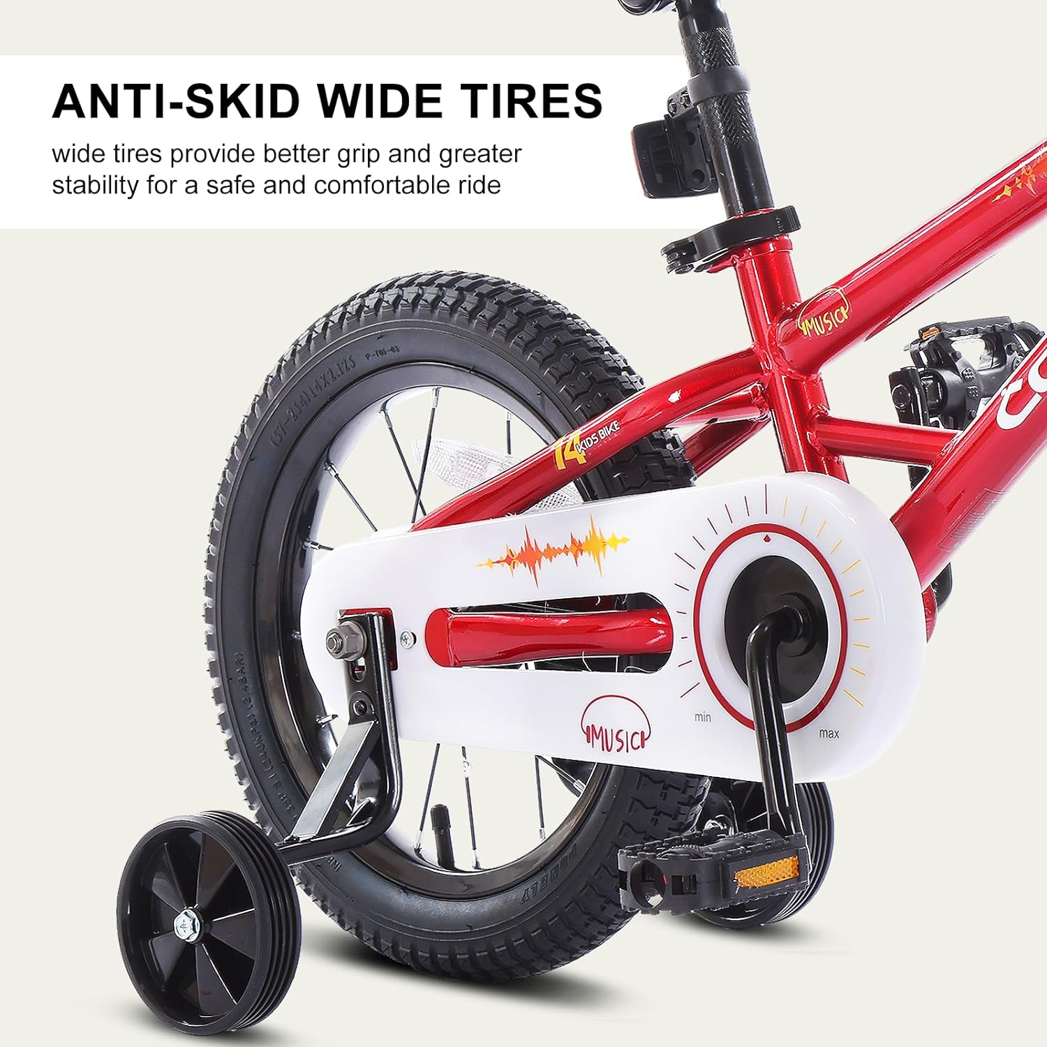 JZ Kids Bike for Boys Girls Ages 3-8 Years Old BMX Kid's Bicycles with Training Wheels Toddler Bike with Kickstand