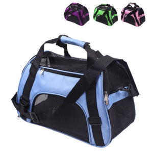 Custom Foldable Airline Approved Soft Sided Cat Pet Dog Carrier Bag Breathable Portable Pet Travel Bag for Small Puppy Carrier