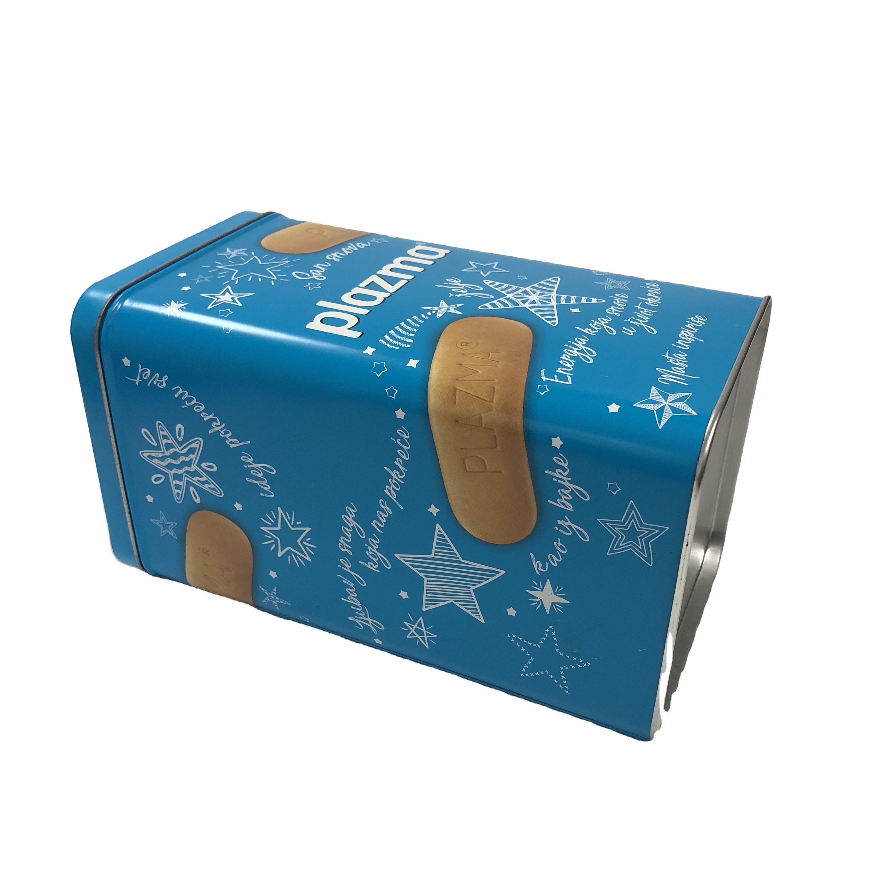 Wholesale price cookie tin box packaging for biscuits packing tins