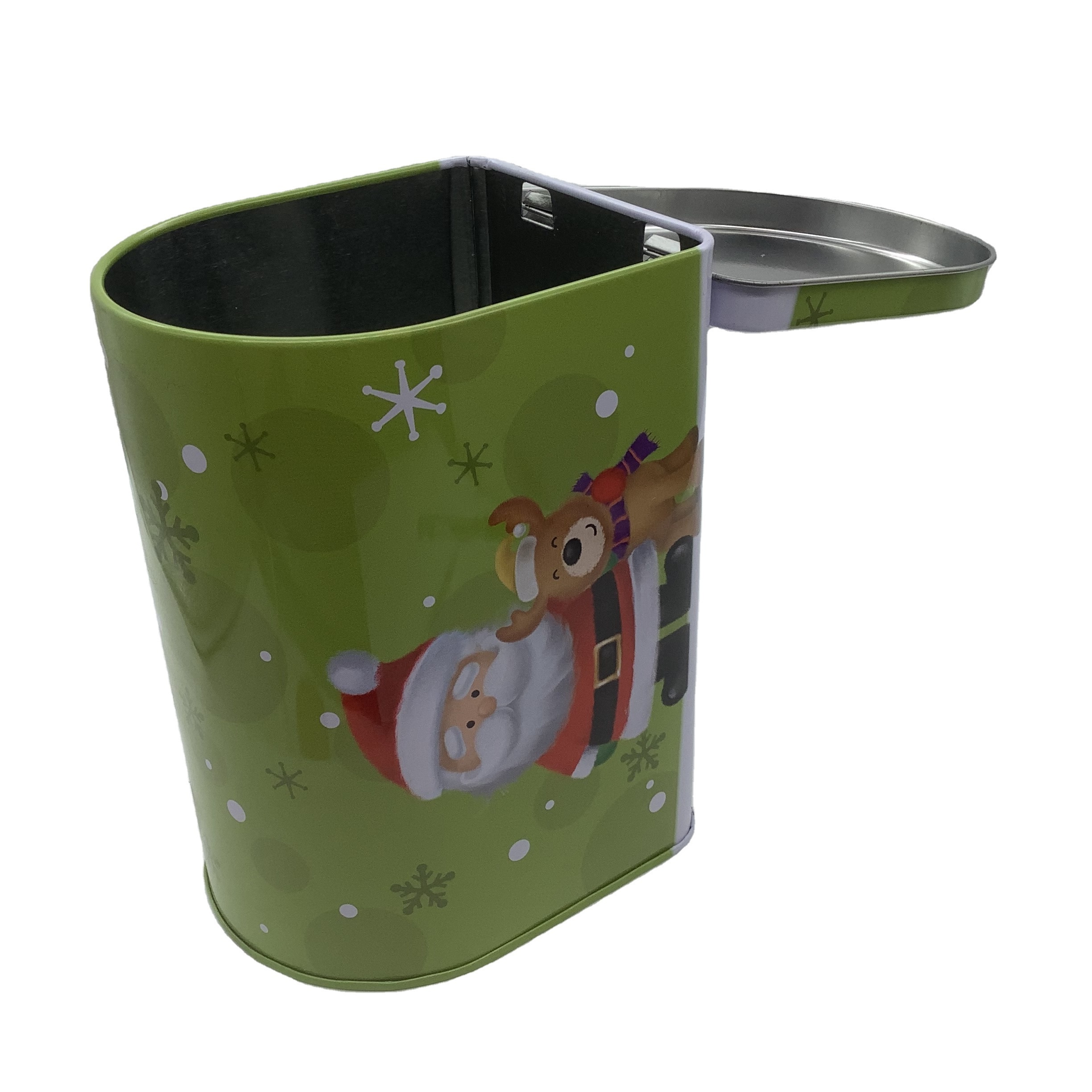 Mailbox Christmas Cookie Tins Metal Box Packaging Tin Box