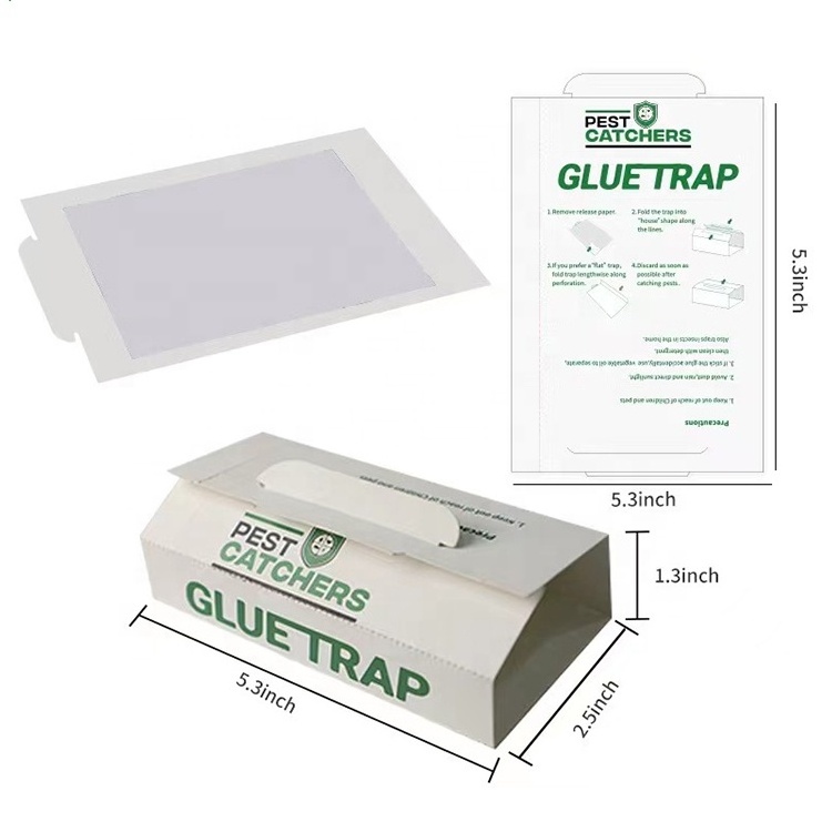 21.7*13.5cm Professional Indoor Disposable Mous Glue Trap, Mouse Guard Glue Trap, Foldable Mouse Glue Trap