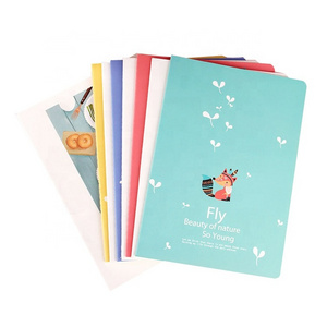 Promotional Manufacturer Colorful Cute Cartoon Animal A5 Soft Cover Journal Notebook for Student