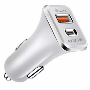 High quality USB Car Charger Quick Charge QC 3.0 Charger Port Type C PD Car Fast Charging 38W PD Charger